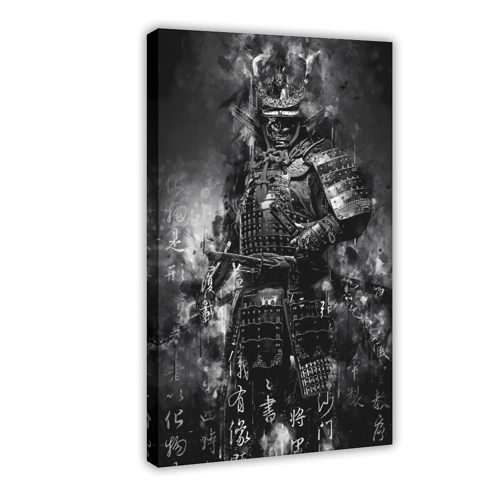 Qnvjqkdsi Frame Japanese Samurai Art (12) Canvas Poster Bedroom Decor Landscape Office Room Decor Gift 24" L X 36" W