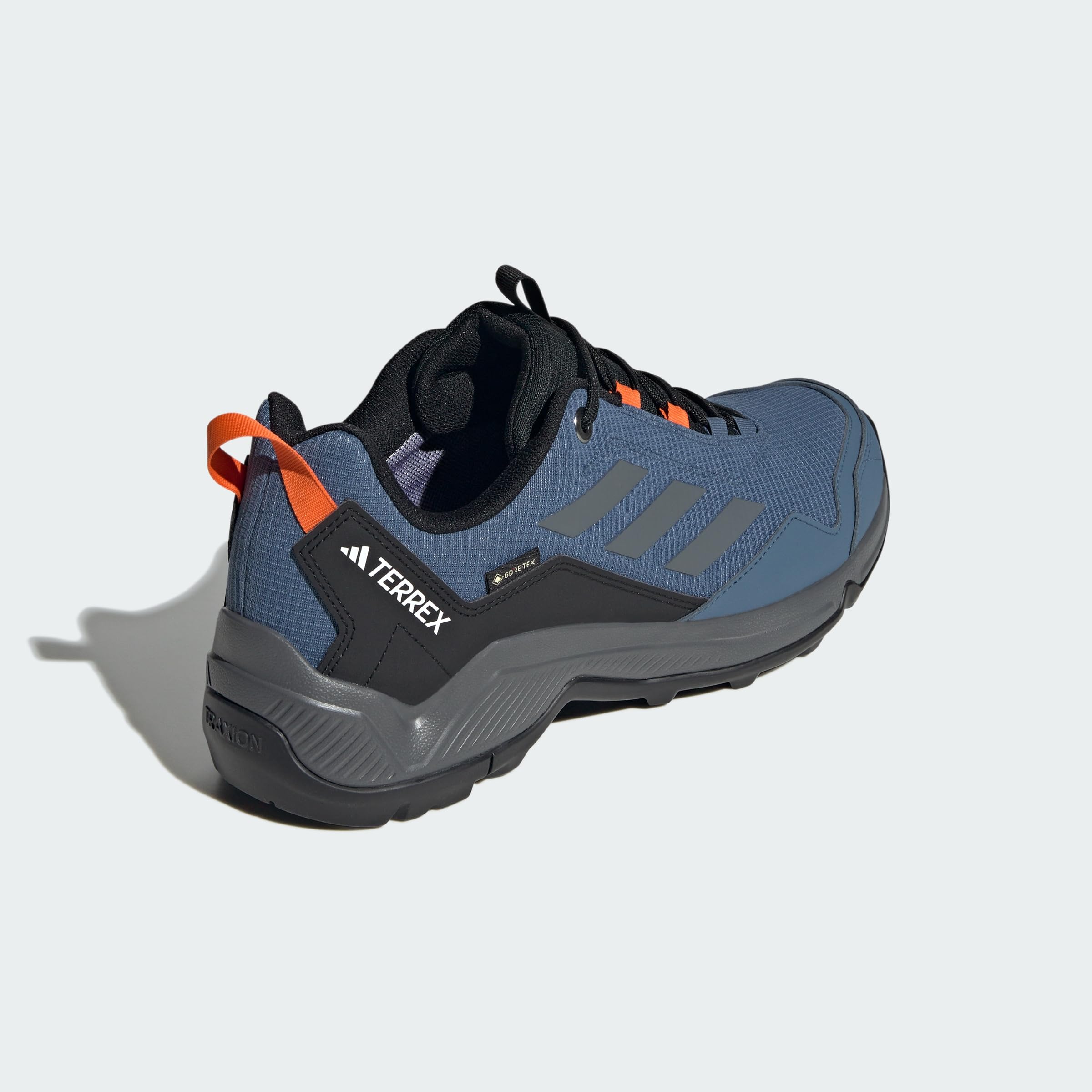 adidas Hombre Terrex Eastrail GORE-TEX Hiking Shoes, Wonder Steel / Grey Three / Orange, 41 1/3 EU