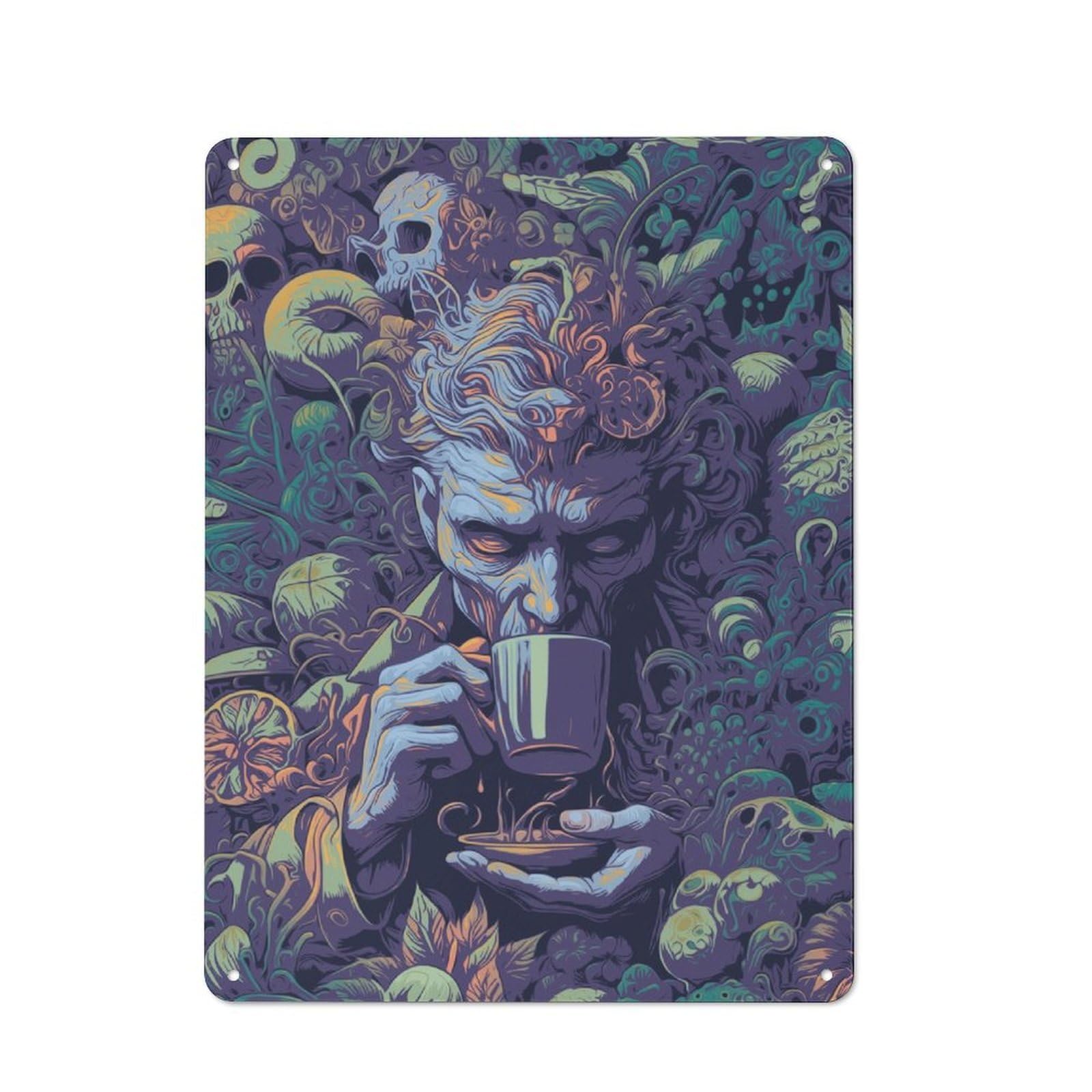 Junmoney Thoughts Retro Tin Wall Plaque 40X30cm For Man Cave Or Games Room, For Games Room Collectors