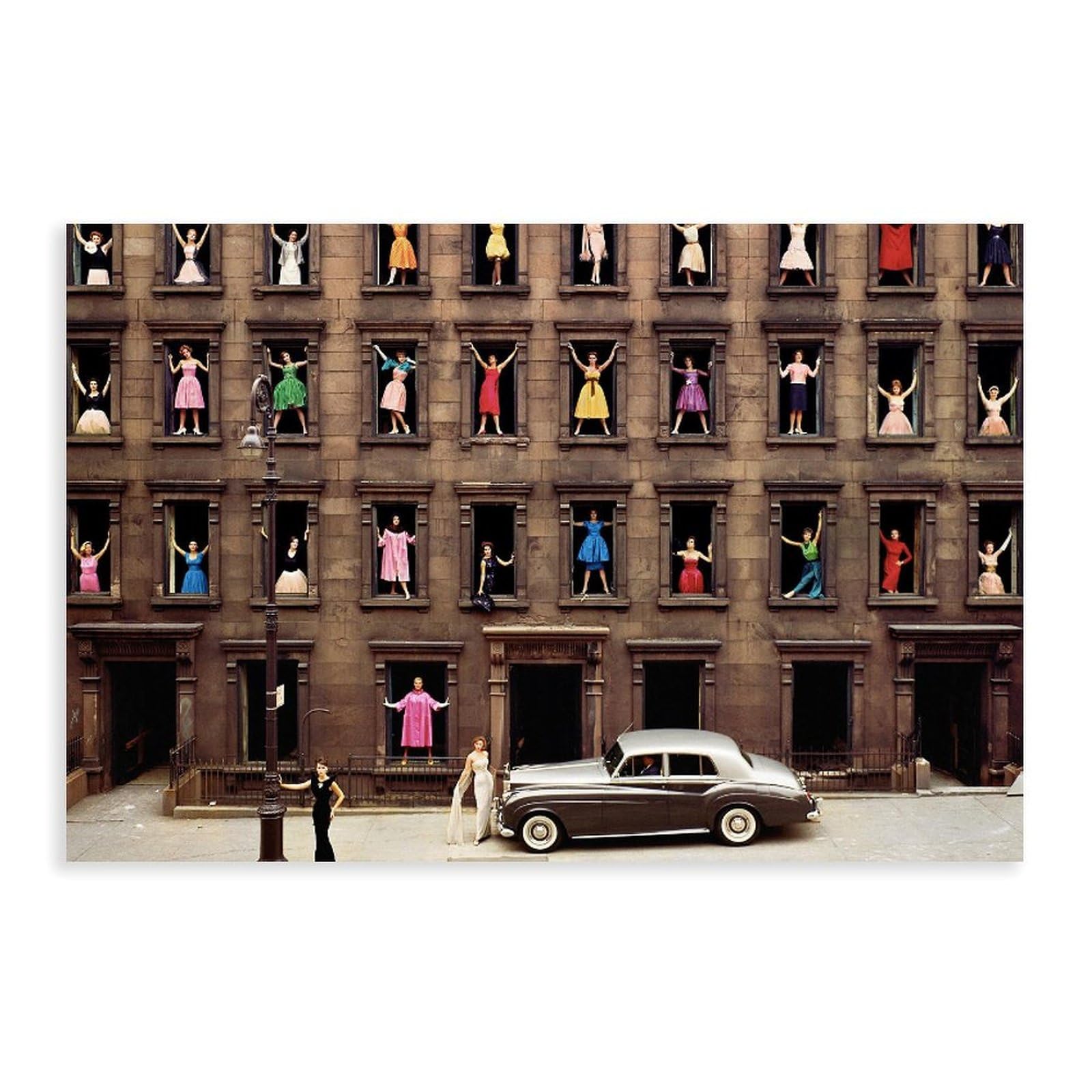 SFQQE Ormond Gigli Girls in The Window Poster Canvas Poster Bedroom Decor Landscape Office Room Decor Gift 24x36inch(60x90cm)