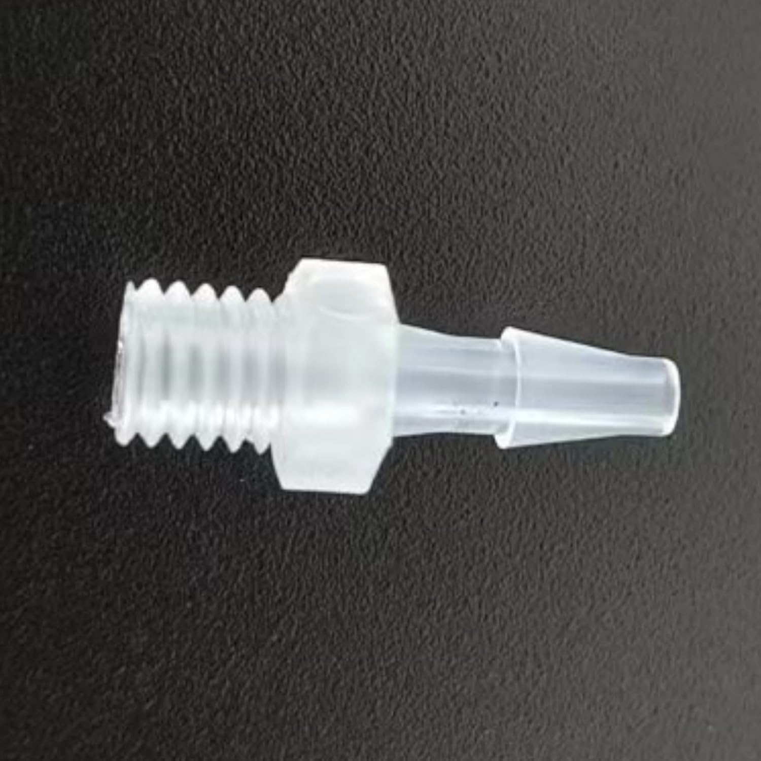 Plastic Hose Barb Fittings Barb to 10-32UNF Male Thread Adapter for Laboratory Biochemical/Analytical Instruments Food Machinery 50PCS (2.4mm 3/32'')