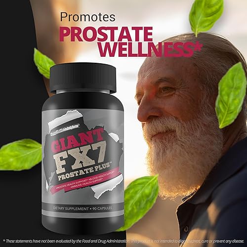 Miniatura 6 de Giant FX7 Prostate Plus - Suplementos de próstata para apoyo de próstata y apoyo al flujo sanguíneo - Apoya la energía y la resistencia - Promueve