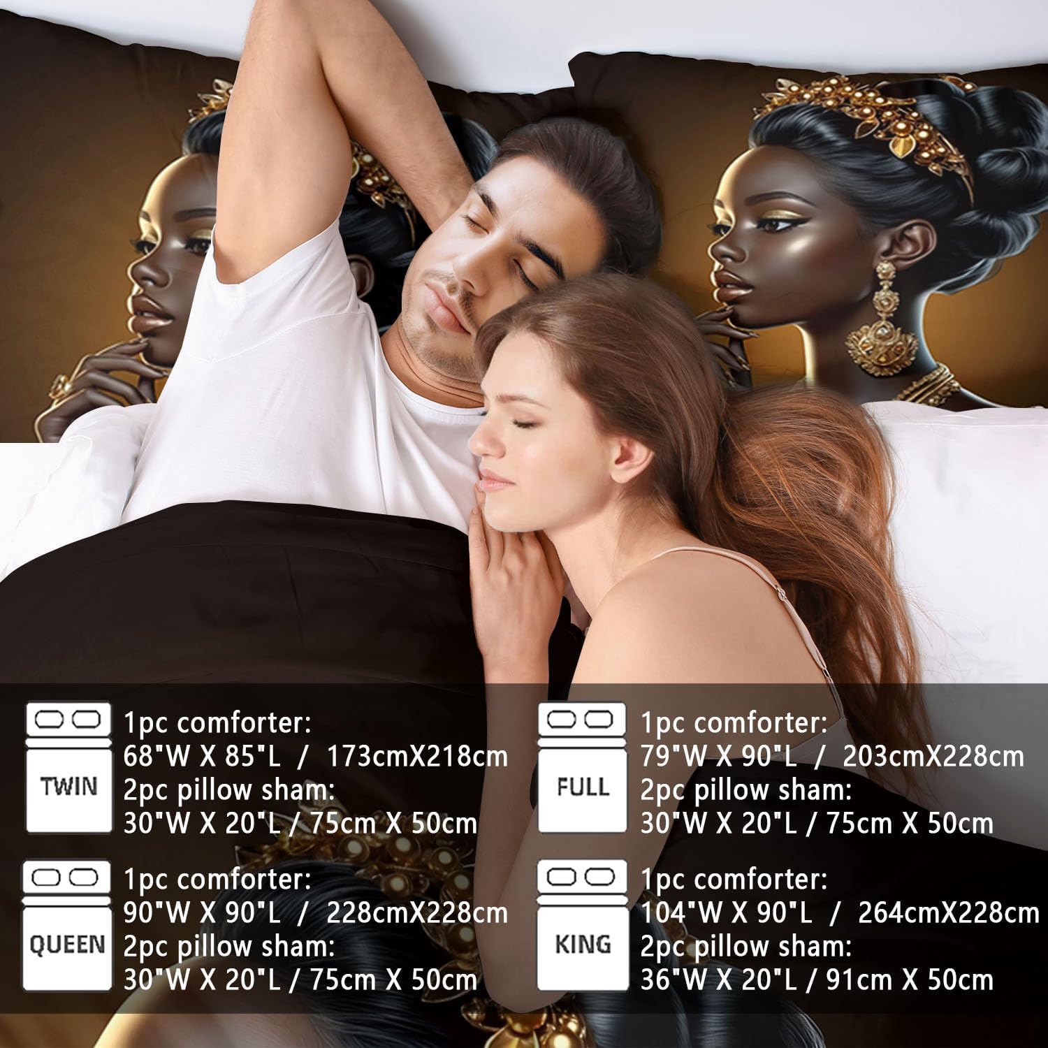Raphus cucullatus Black Girls Bedding Paris Quilt Set Woman Comforter Set Twin Size,Twin Size Comforter Sets for Little Black Girls Woman Bedding Gold Quilt Paris Bedroom Decor