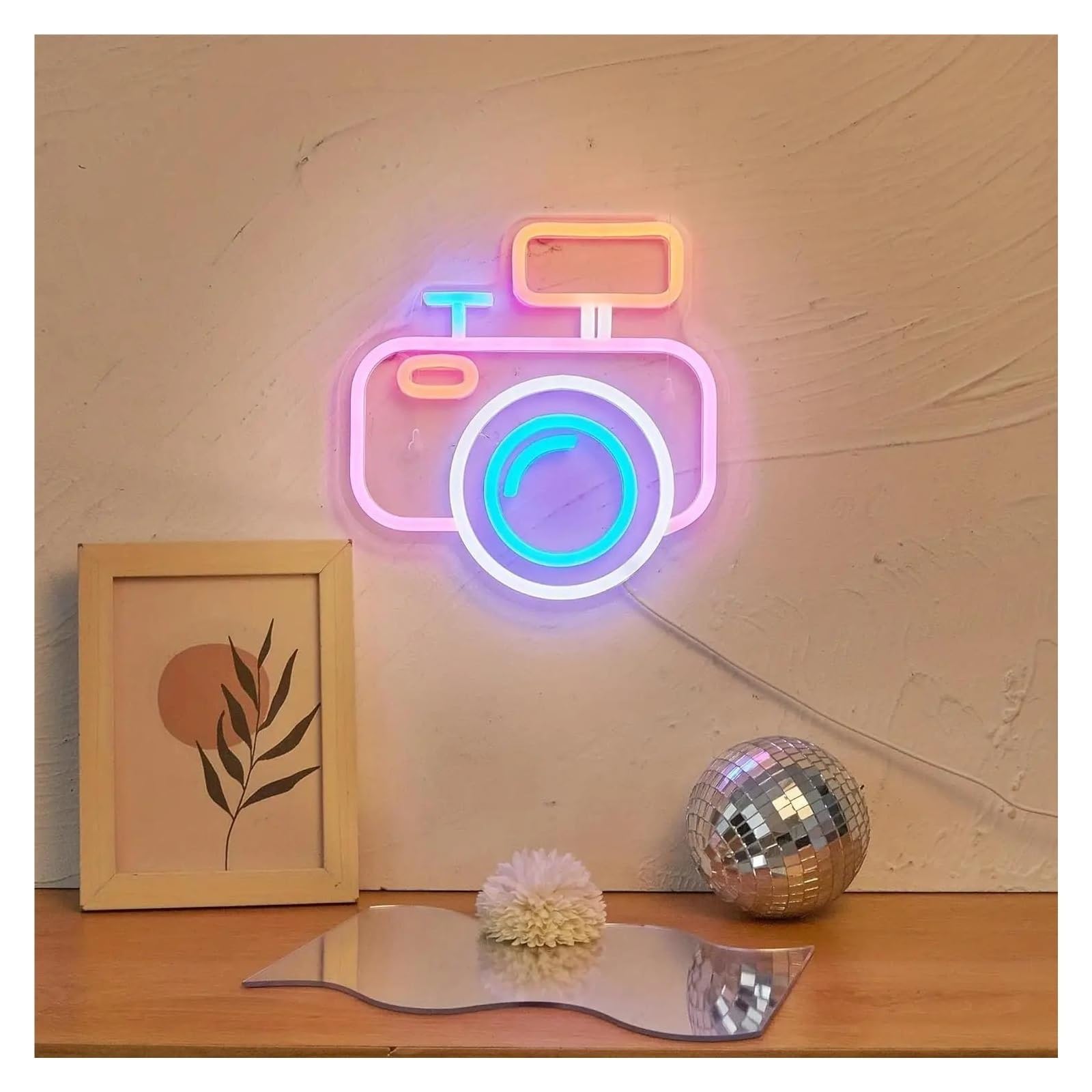 Fotocamera per carina per insegna per neon Light per alimentazione per neon