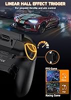 Vista 5 de AOC PC Controller — Interactive Screen Wireless Controller Compatible with PC/Switch/Switch 2/iOS/Android, Hall Effect Joystick & Triggers, RGB