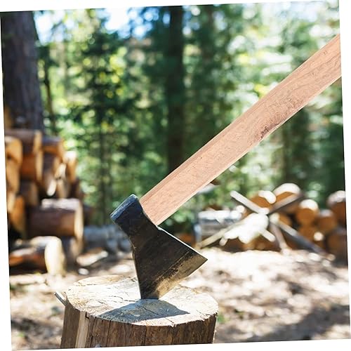 Miniatura 6 de DOITOOL Mango de hacha de campamento, mango de hacha de campamento, mango de hacha de repuesto para hacha ancha, mango de madera para hacha,