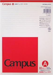 KOKUYO 国誉 校园 再生纸报告板 B5 A格 50张 LE-E50A