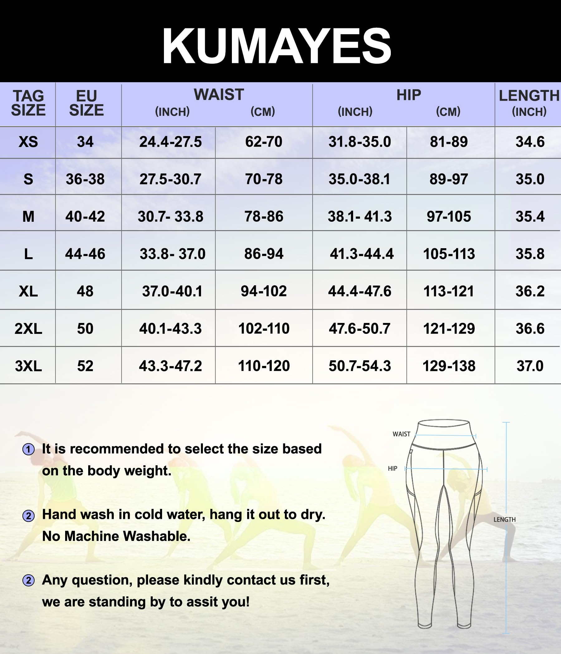 KUMAYES Pantalons de Sport Femme Pantalon de Sudation Legging Anti Cellulite Fitness Jogging Yoga MinceurTaille Haute Pantalon avec Poche