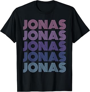 Retro Vintage Purple Jonas T-Shirt