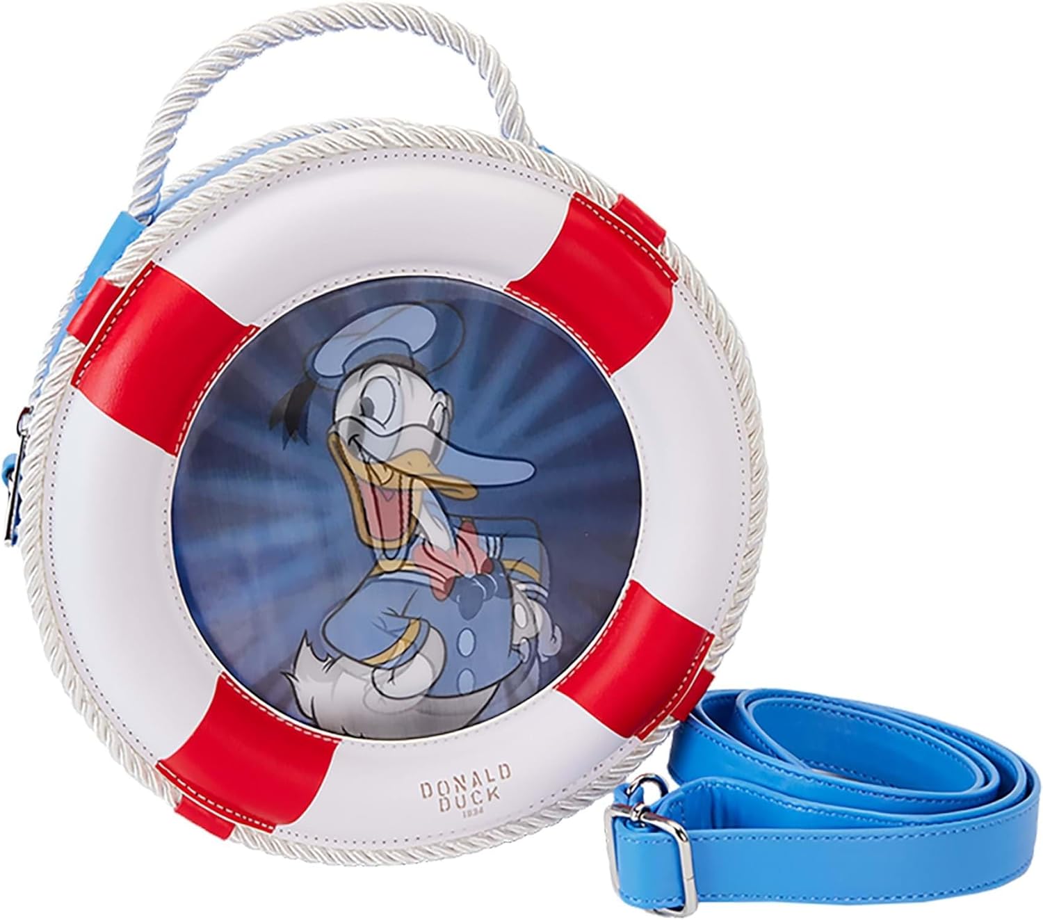 Loungefly Donald Duck 90th Anniversary Lenticular Crossbody Bag Disney Standard