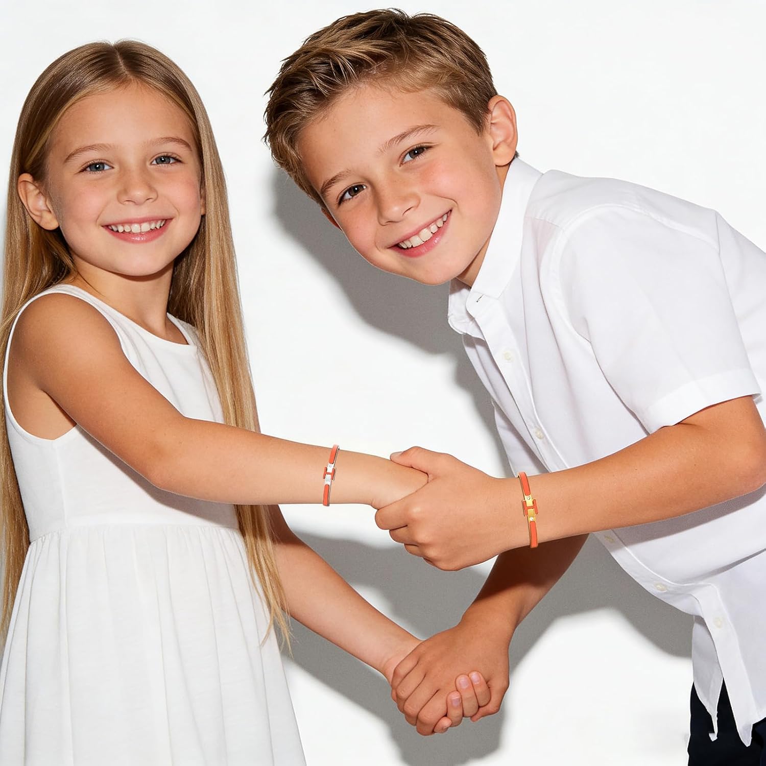 Gold H Bracelets for Women, 18K Gold Plated Bangle Bracelets Dainty Non Tarnish Bracelet Jewelry Christmas Mothers Day Gifts for Women - Image 6