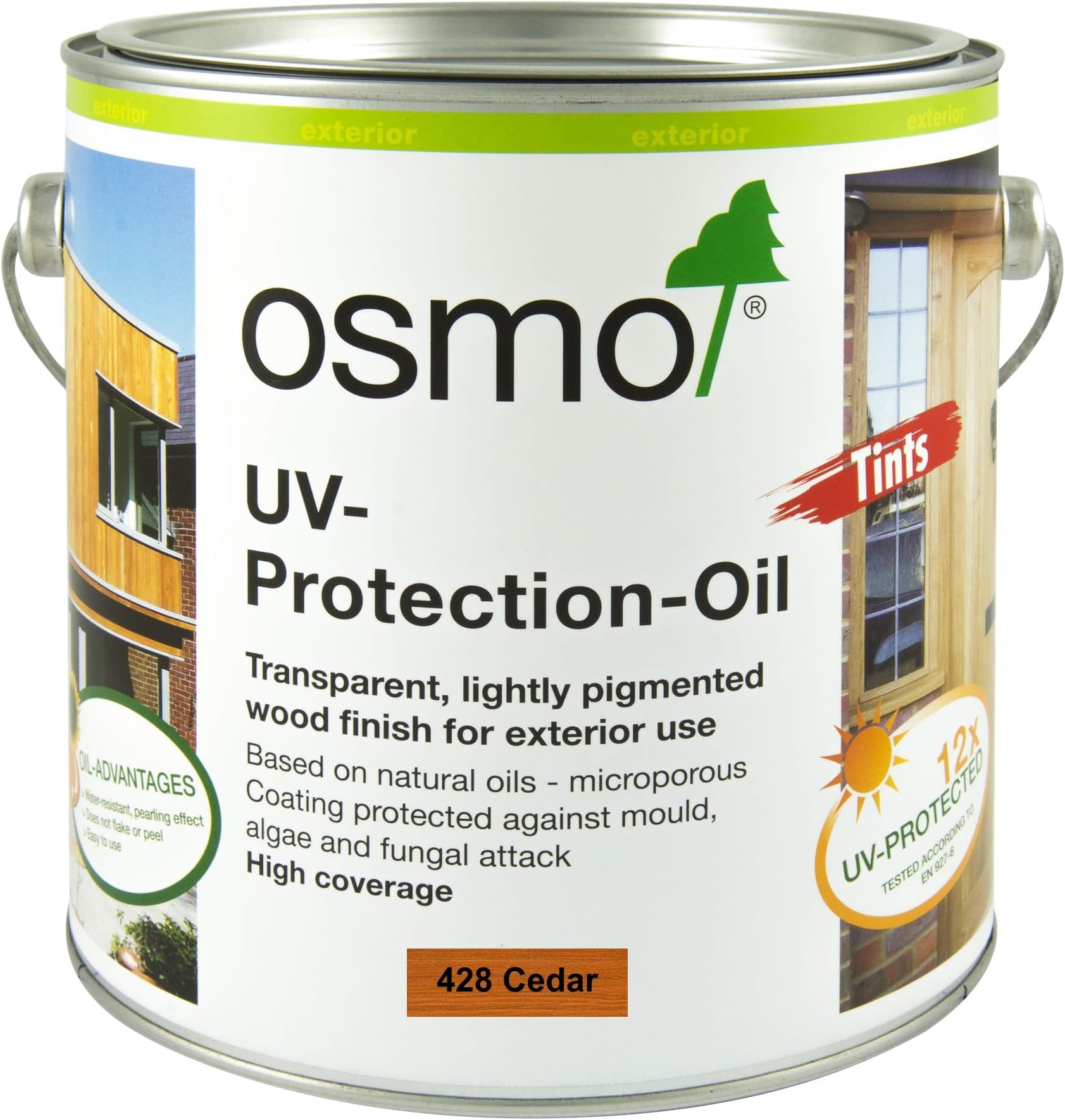 Osmo UV Protection Oil Extra 420 Clear Satin 2.5L - View #10