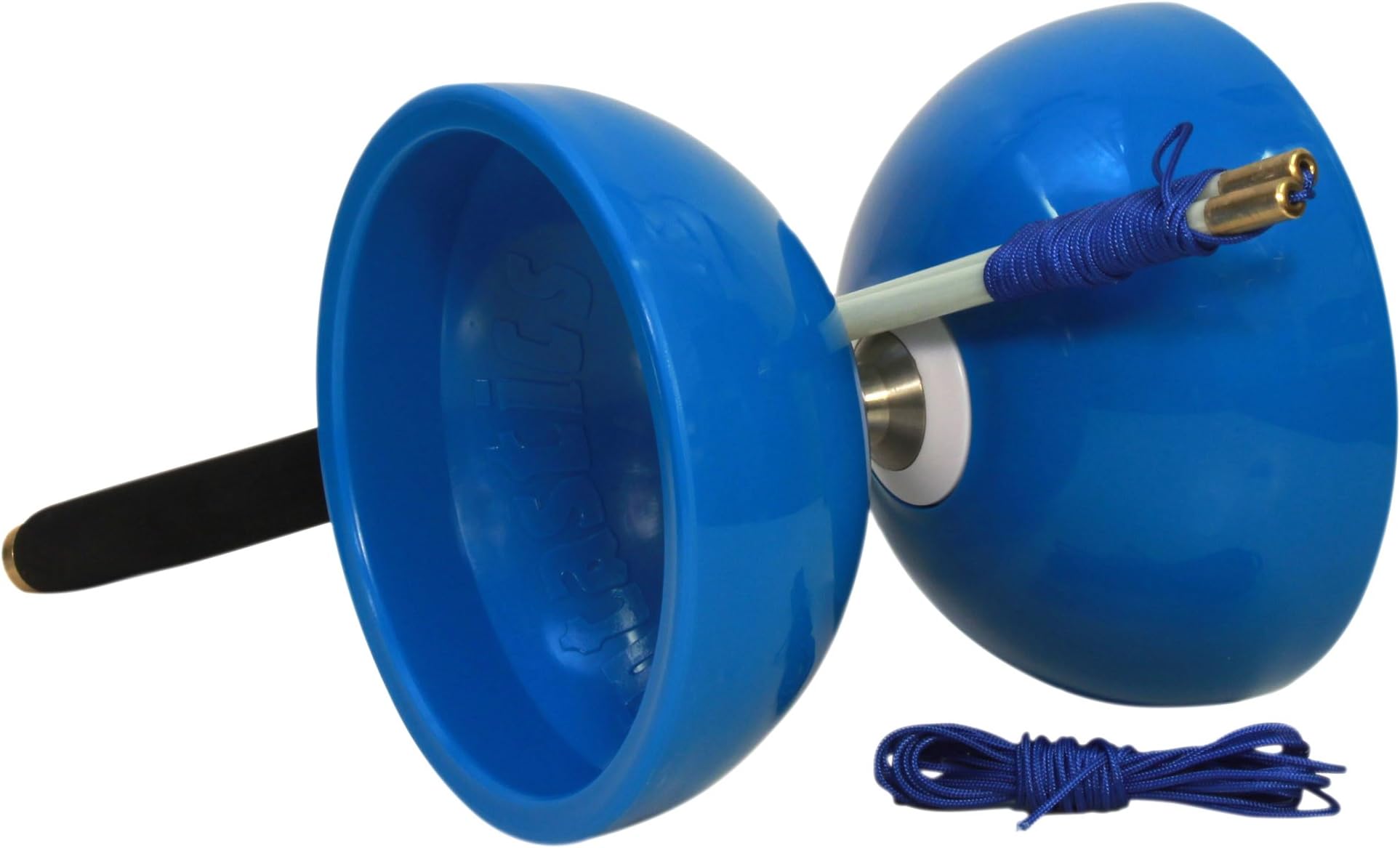 Spintastics Blue Spinabolo Magnum Triple Wide Bearing Large 5โ Chinese Yoyo Diabolo