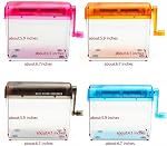 Portable Manual Paper Shredder Handheld Cutting Tool for Documents Bills Receipts Home Office Desktop Stationery