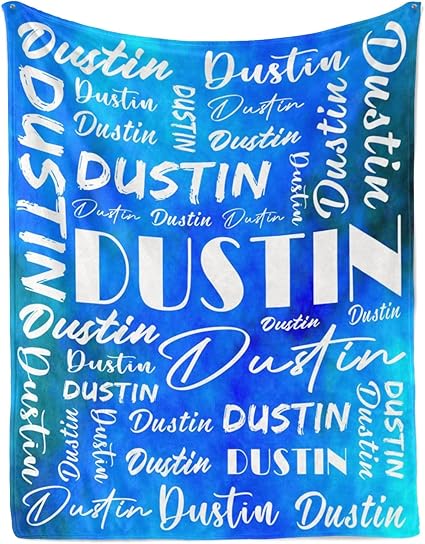 Name Blanket Personalized Name Blanket Customized Blanket with Name Text for Adult Kid Birthday Christmas Mothers Fathers Valentines Day Gift