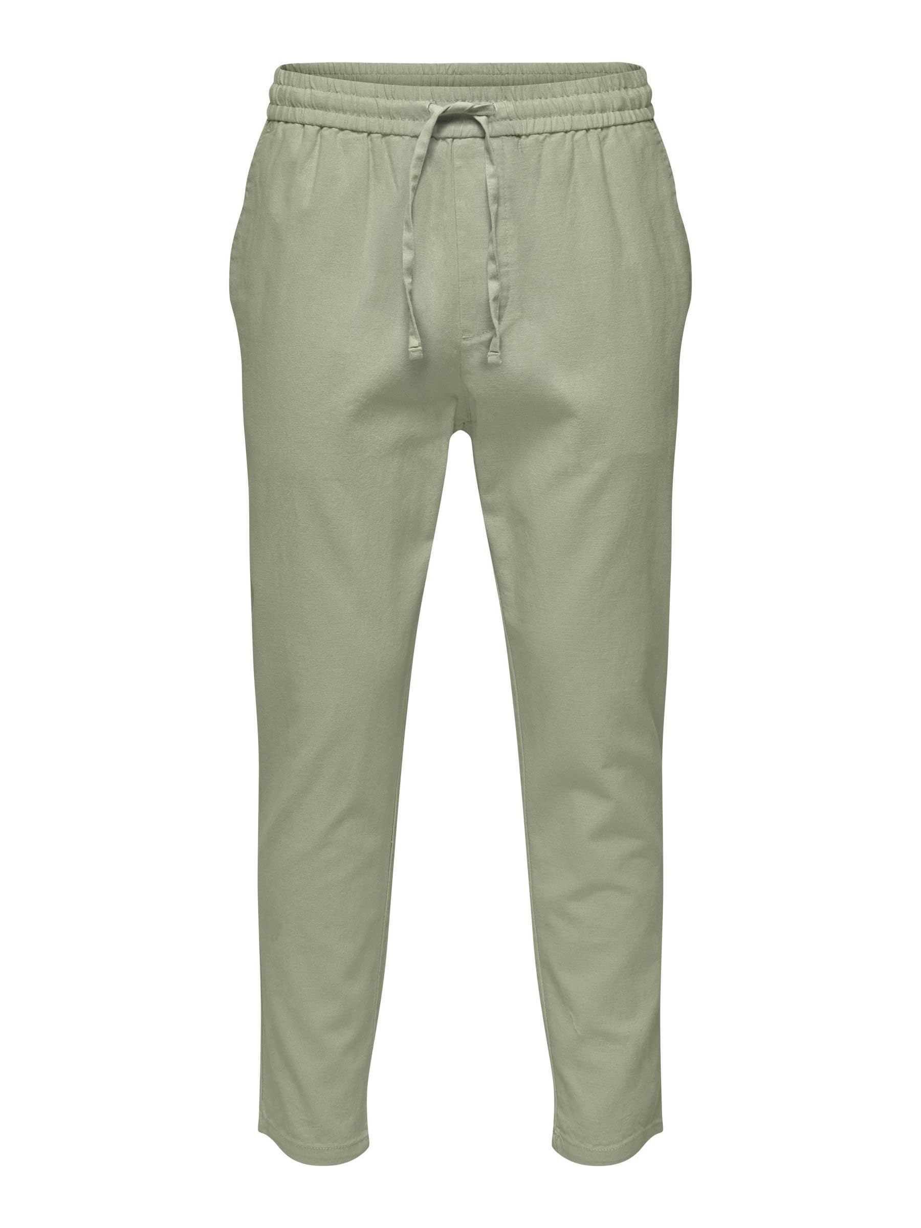 Only & Sons ONSLINUS Crop 0007 COT LIN PNT NOOS