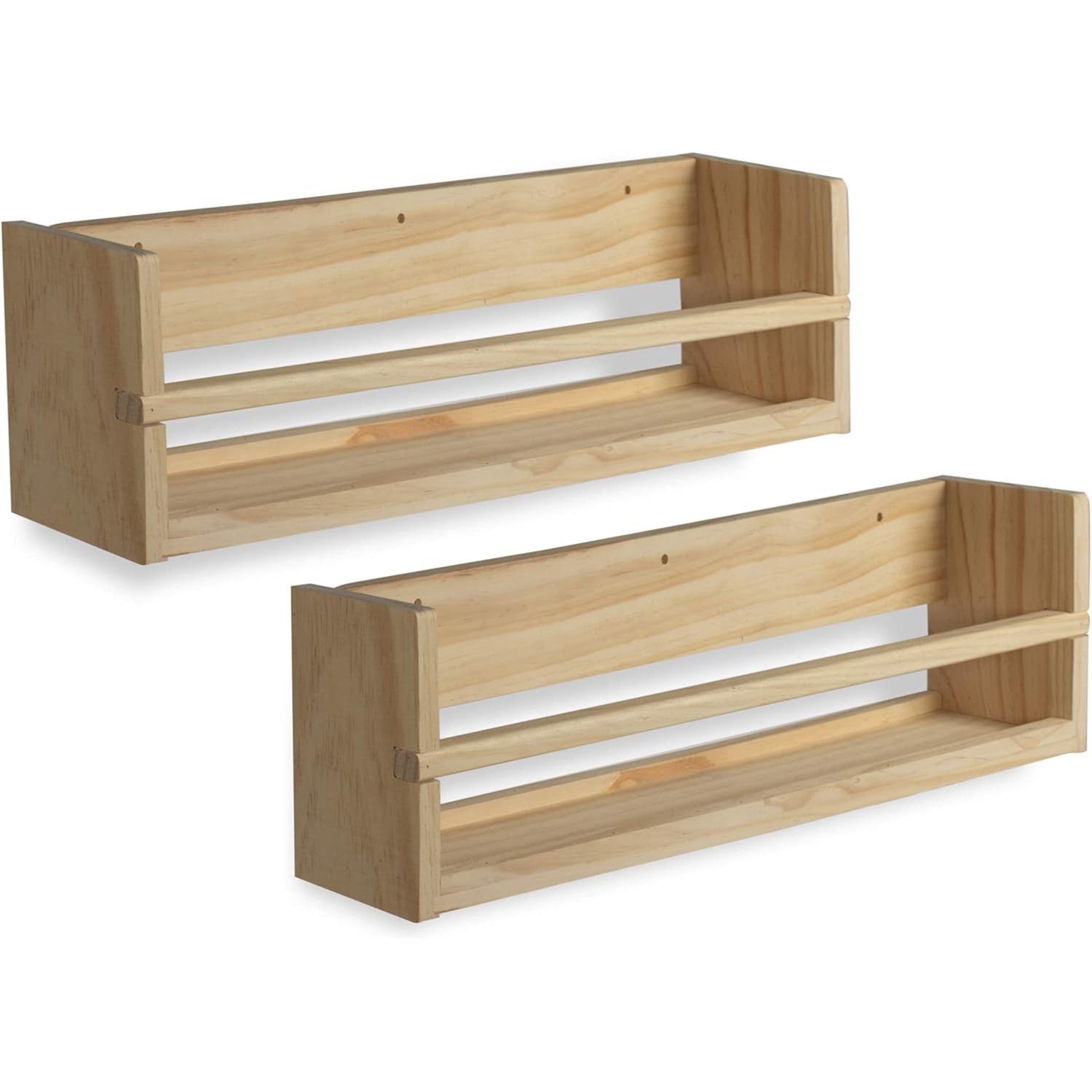 Brightmaison Polynez Floating Shelves for Wall & Book