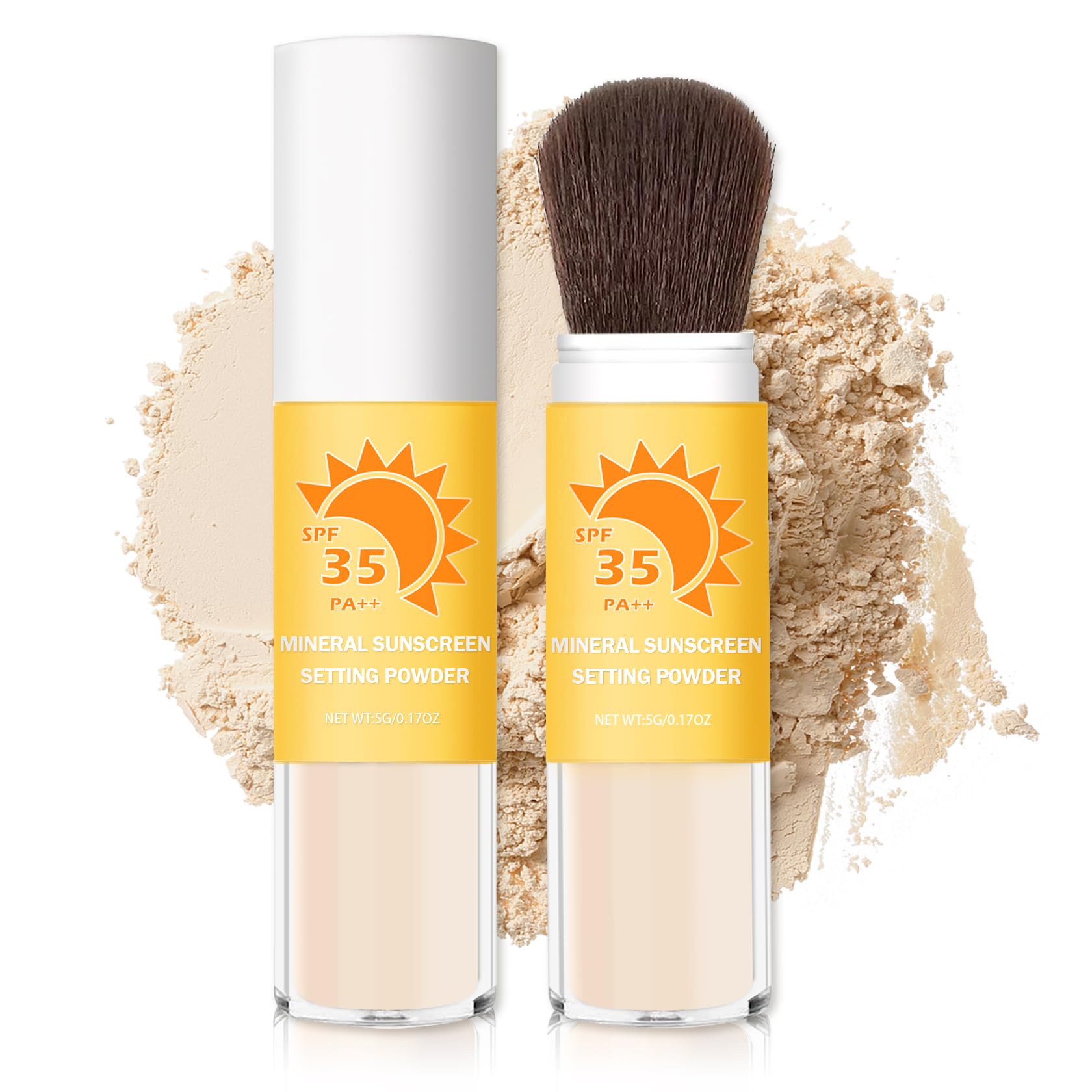 Mineral Sunscreen Setting Powder for Face & Scalp, Translucent 01 Translucent