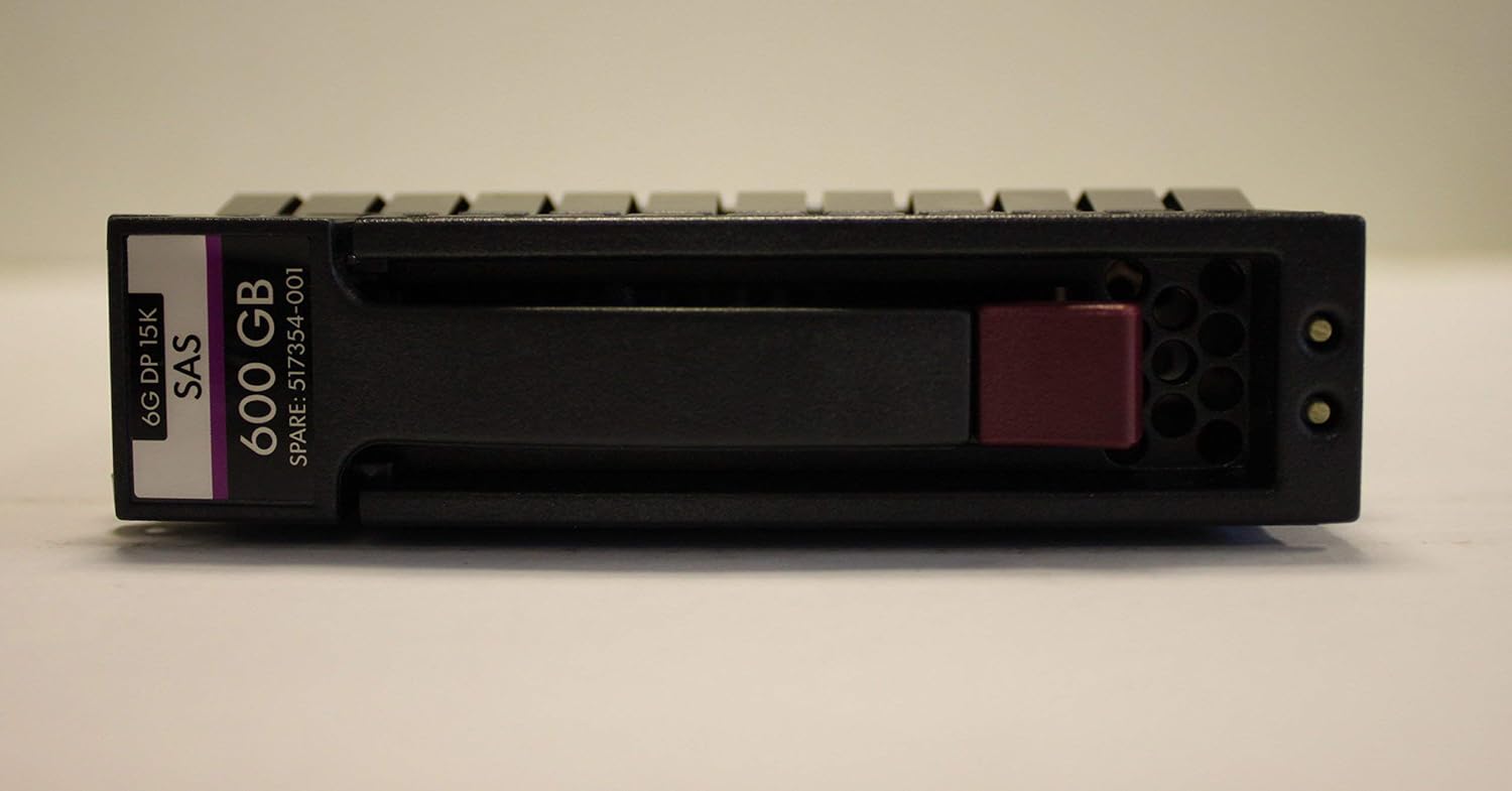 HP 517354-001 600gb 6g SAS 15k 3.5 Dp Ent Hard Drive - 516828-B21 (Renewed)