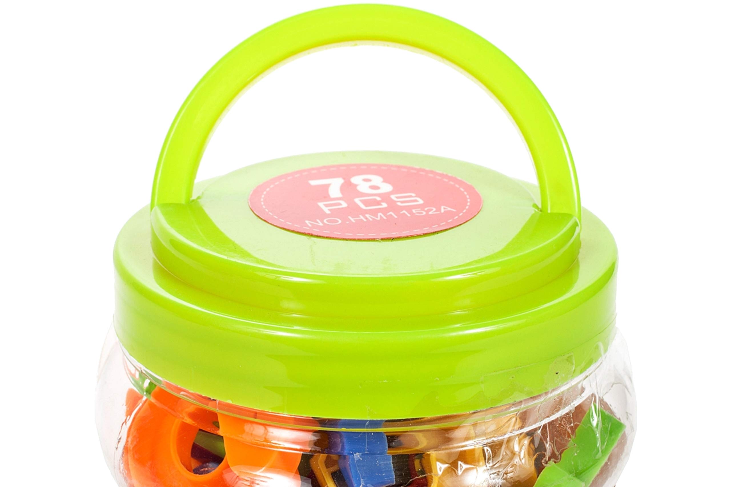 MalPlay 5901924208389 Literki I Cyferki Na Magnes 78 Szt ,wielokolorowy
