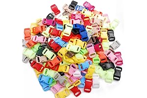 Assorted 3/8" Curve Contoured Side Release Buckle for Bracelets