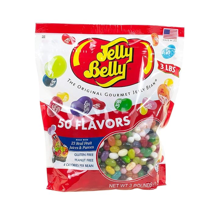 Buy Jelly Belly 3 Pound Bag 50 Flavors Kosher Certified Online at