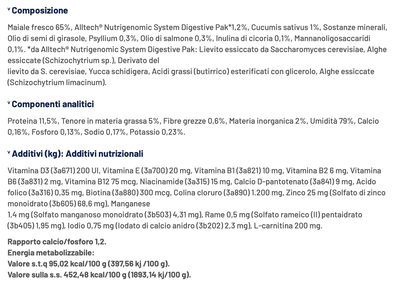 PRO-LIFE Cane Intestinal Sensitive Mini | alimento umido completo dietetico per il cane di taglia piccola, per la compensazione della cattiva digestione, 6 lattine da 200 grammi.