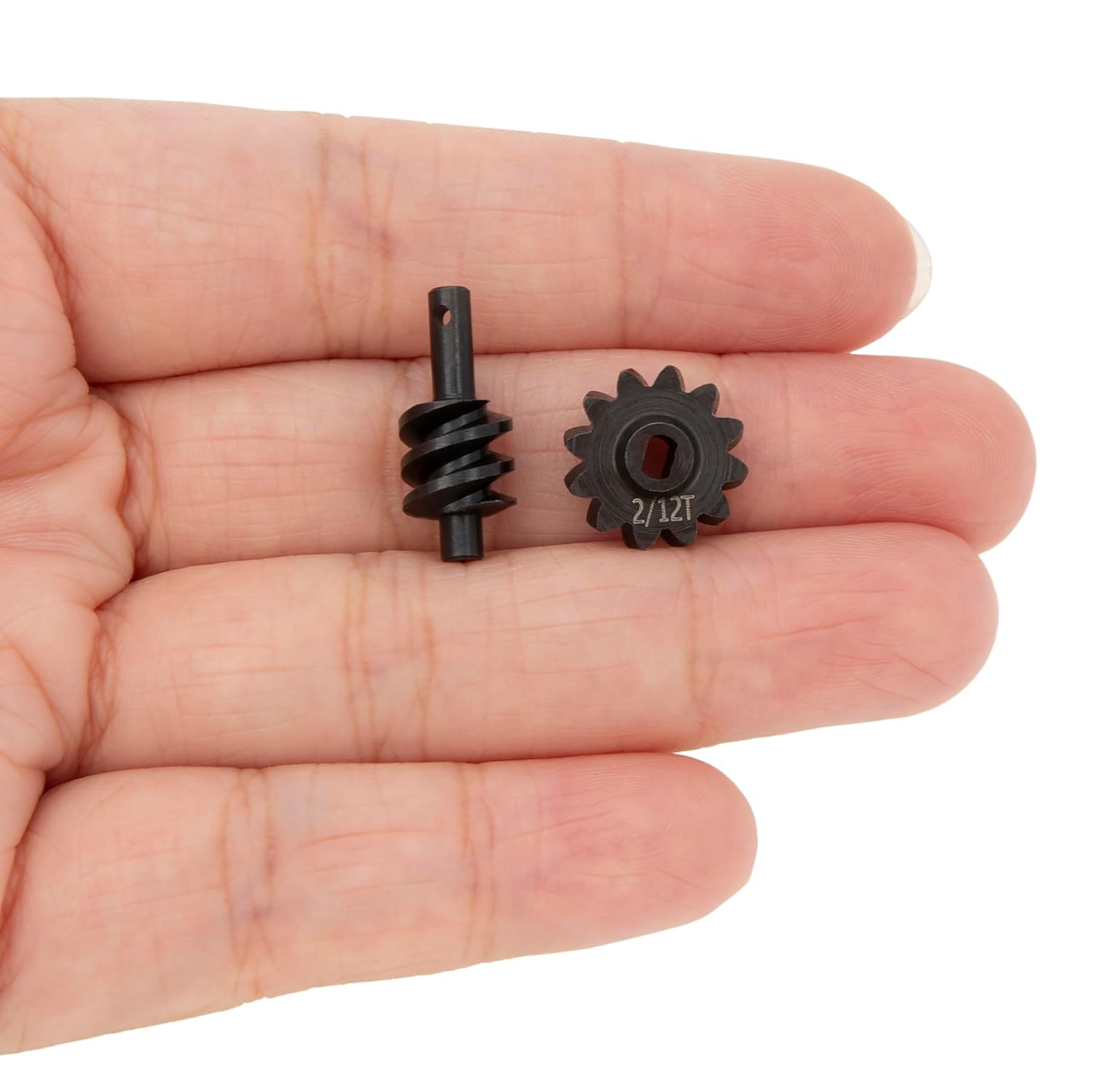 MEUS Racing SCX24 2-12T Overdrive Differential Gear Helical Diff Gears Set for Axial SCX24 Deadbolt C10 JLU Gladiator Bronco 1/24 RC Crawler Car Upgrade Parts, 2 Sets
