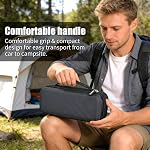 casmilee Case for Halo Bolt 58830/57720/ Air 58830/ ACDC Max 55500/ PaL 1000/ Air+ 1750/ Ultimate 2 Portable Emergency Power Kit, Holder for Car Jump Starter and Extra Accessory- Black (Box Only)