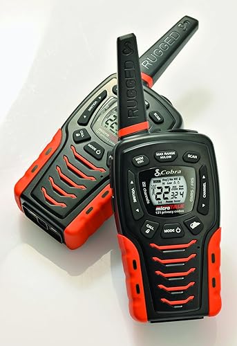 Miniatura 3 de COBRA ACXT645 Walkie Talkies - Resistente al agua, recargable de largo alcance 35 millas radios bidireccionales con VOX y (2 unidades) y micrófono