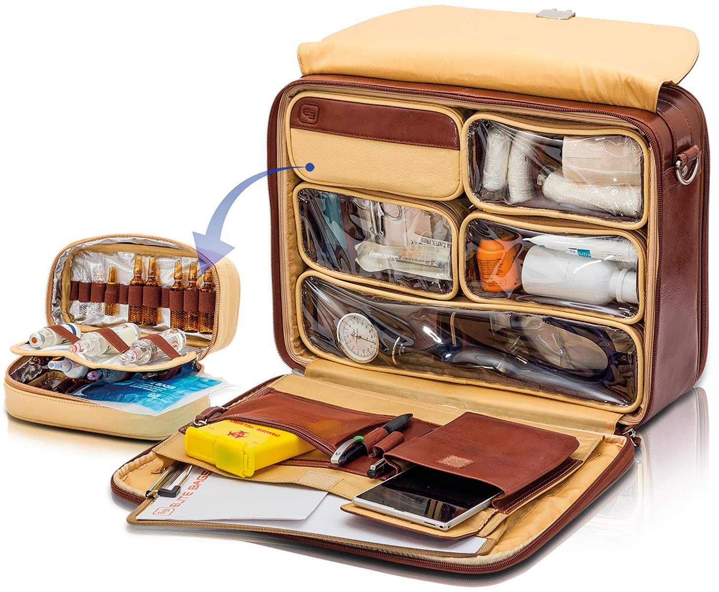 EB Doctor'S - Bolso del Medico (marrón)