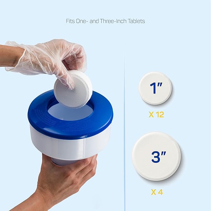 Dosificador Flotante de Cloro para Piscinas 3 Tabletas miniatura 5