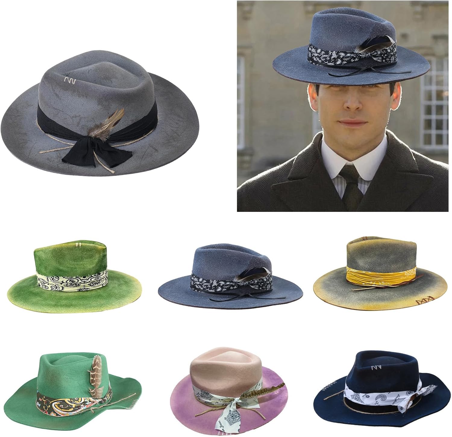 Distressed Ethnic Wool Hat with Distressed Detail Trendy and Comfortable for Men and Women Personalized and Stylish Hat