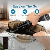 Vista 6 de Bastones de caminar REHAND - Bastones plegables, ajustables y colapsables para hombres y mujeres, punta resistente para todo terreno, con bolsa