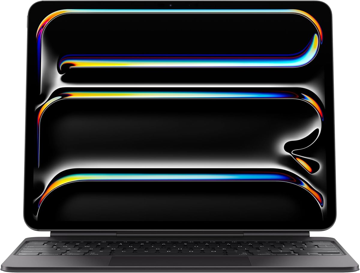 iPad Magic Keyboard Case for iPad Pro 13-inch (M4 and M5), Great Typing Experience, Built-in Trackpad, Function Row, US English - Black