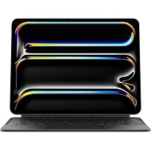 Apple iPad Magic Keyboard Case for 13 Inch iPad Pro M4 for Comfortable Typing Integrated Trackpad Series with Function Keys German - Black