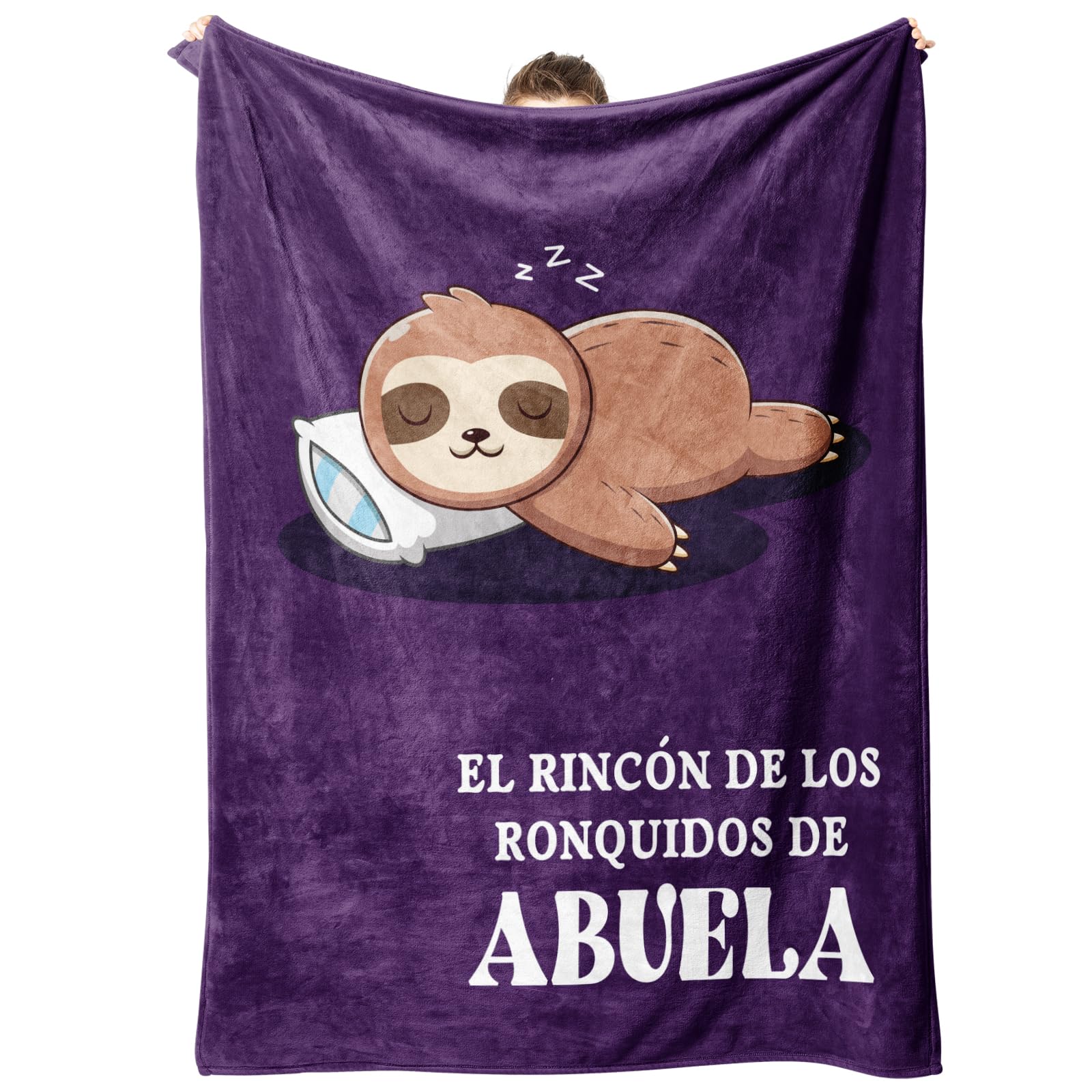 Niyewsor Regalo Abuela, Regalos para Abuela Manta, Regalo Abuela Cumpleaños, Regalos Abuela Originales, Día de la Madre Navidad Regalos para Abuela, Perezoso Manta para Abuela 130 x 150cm