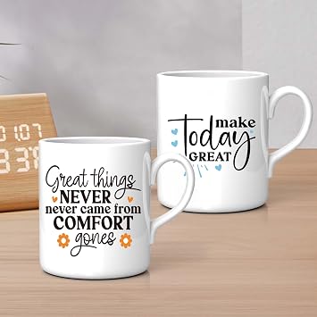 Inspirational Quotes UV DTF Cup Wraps, Transfer Stickers for Glass Tumblers