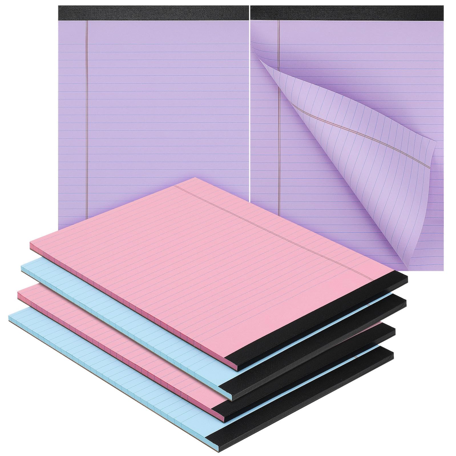 iplusmile Set 6 Blocchi per Appunti Carta Liscia e Design Elegante, per Lavoro e Scrittura, Accessori per Scrivania da Ufficio Funzionali e Pratici