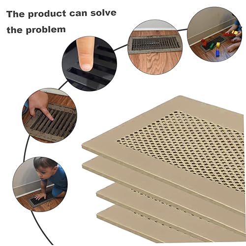 Miniatura 7 de Cubiertas de ventilación a prueba de bebés, cubierta de ventilación de silicona suave para el hogar, pared, techo, pared, techo, registro, hogar,