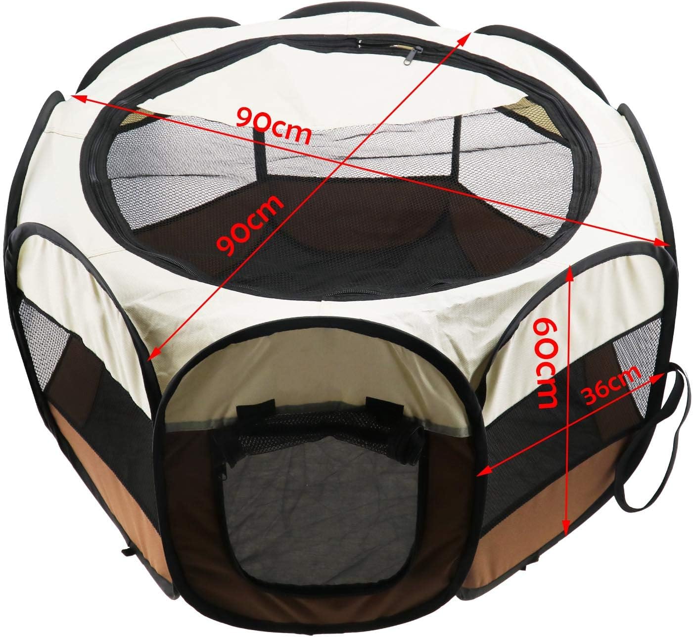 OTOTEC Puppy Playpen Pet Playpen Dog Kennel Playpen for Dogs Cats Size