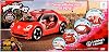 BANDAI Miraculous Ladybug Car - Volkswagen e-Beetle by Ladybug of the Miraculous Film - Doors Boot and Roof for Opening - Doll Not Included - Toy for Children from 4 Years - P50669