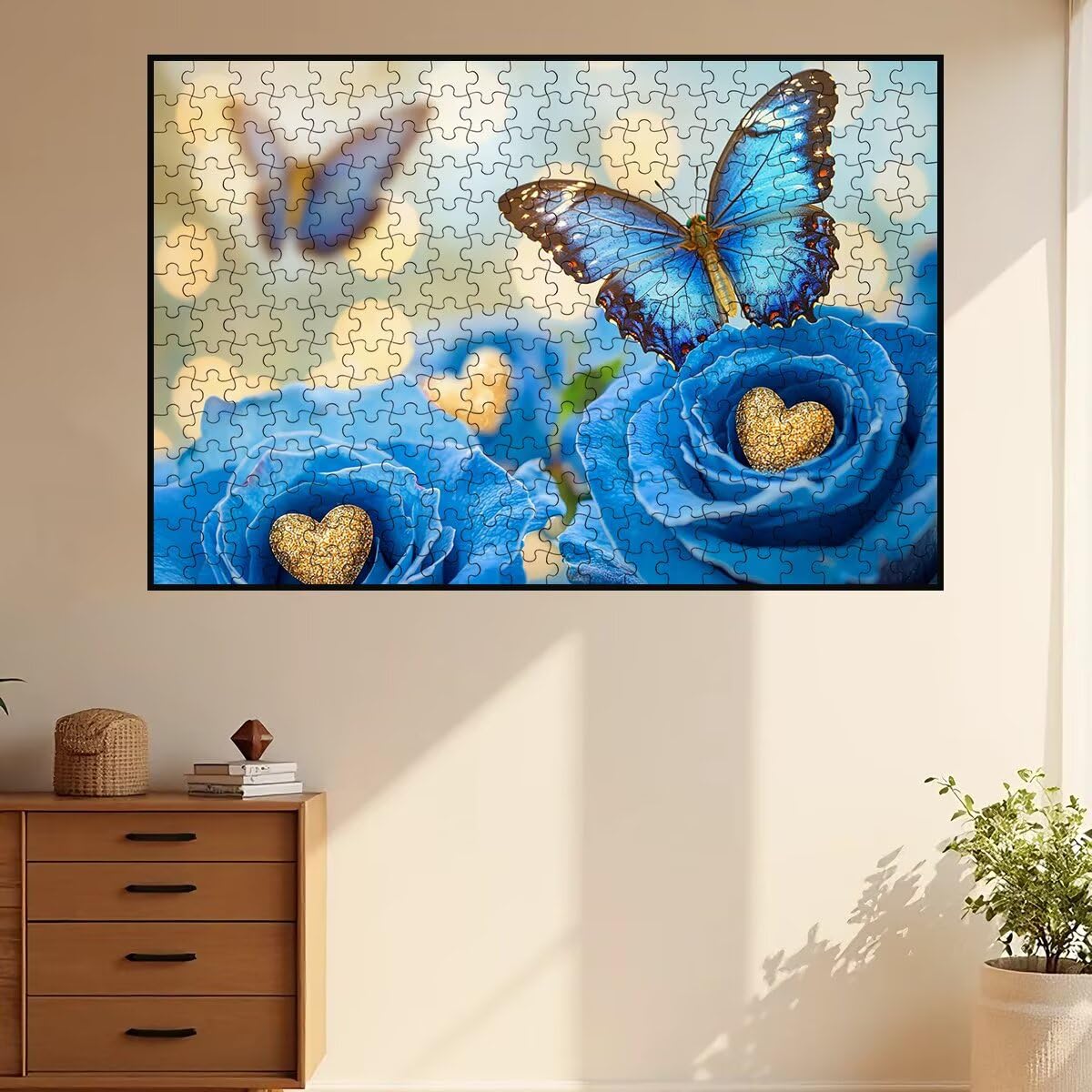 Puzzle 5000 sztuk motyl, różowe drewniane puzzle, klasyczne wyzwanie puzzle dla całej rodziny, zabawki puzzle litery na plecach, oryginalne prezenty dla mężczyzn Decor -2097