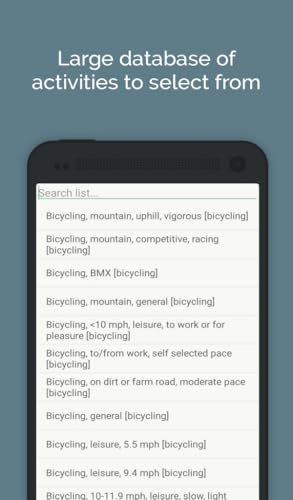 Burned calories calculator - Caloriedex