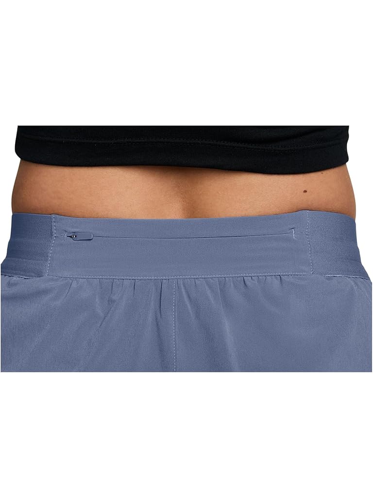Pewter Nike Swift Dri-FIT Mid-Rise 2.5" Brief-Lined Running Shorts