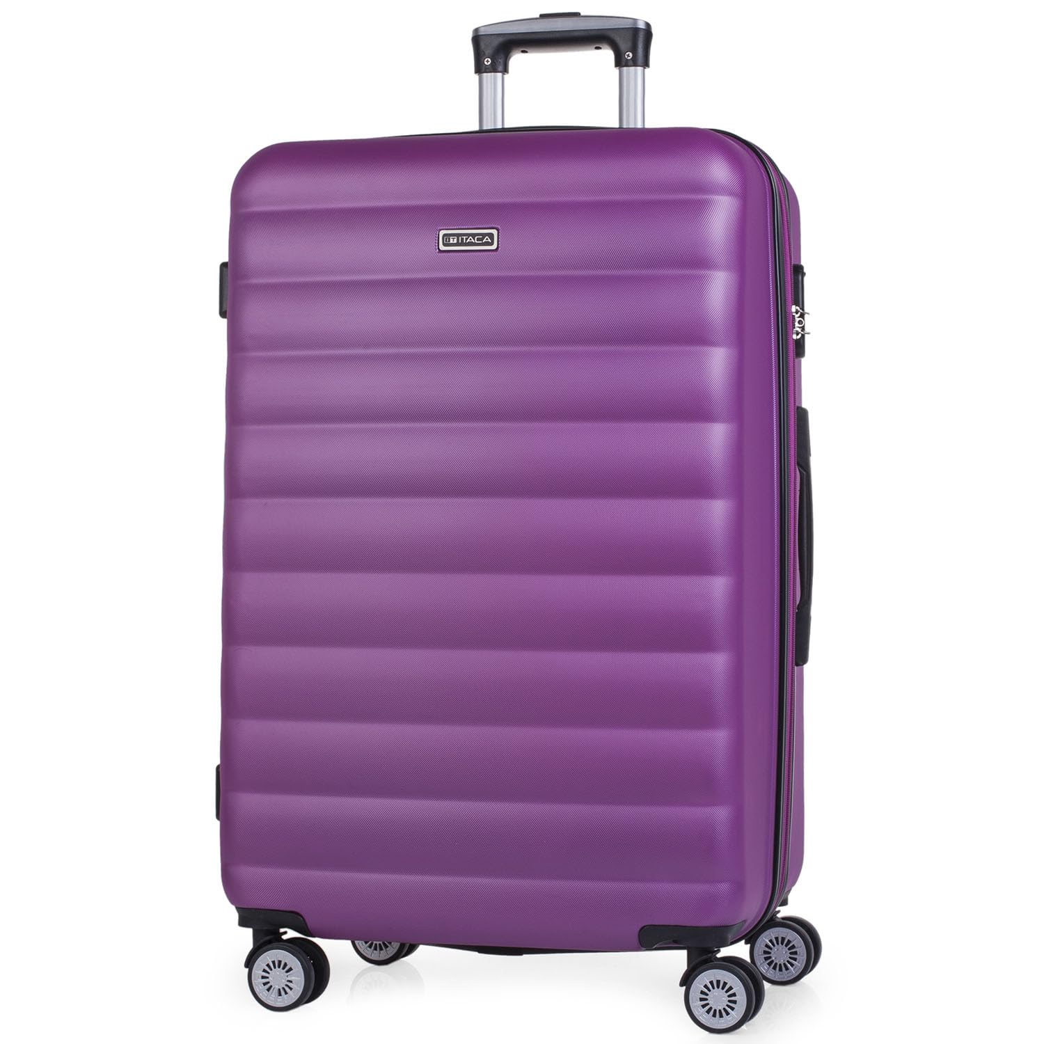 ITACA - Maletas Medianas - Maleta Mediana 4 Ruedas, Maleta Viaje Mediana, Maletas De Viaje, Maleta Mediana. Candado con combinacion, Morado