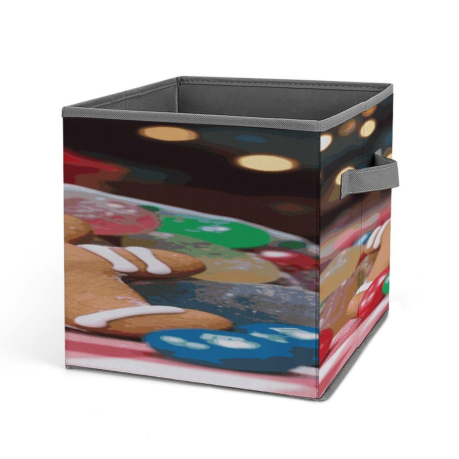 Fekiloot Style Gingerbread Man Candy Storage Bins Storage Baskets