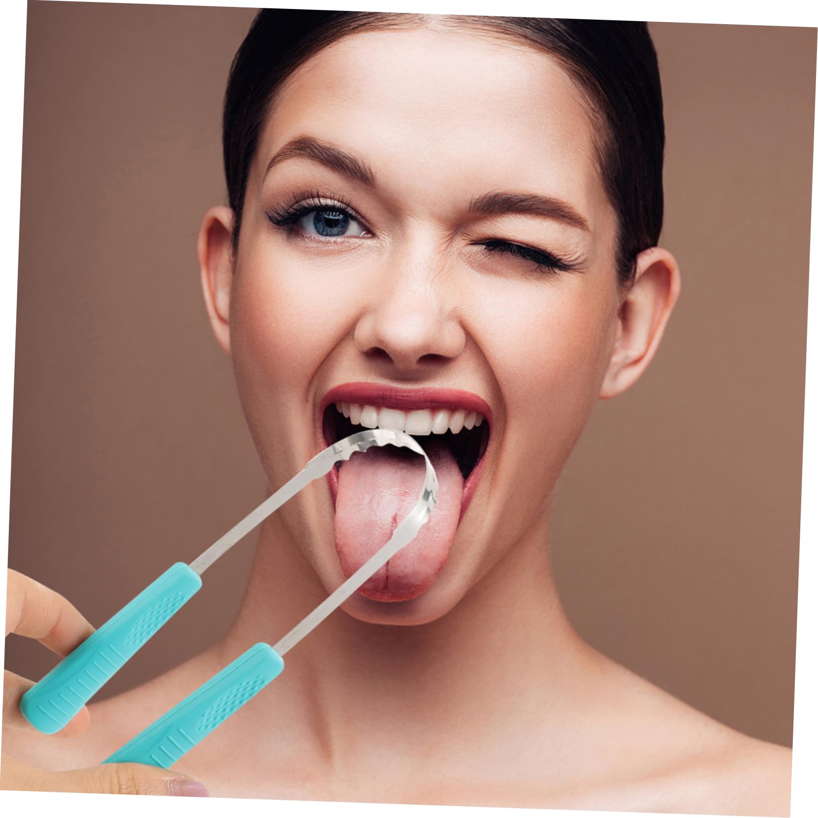 15pezzi Raschietto Per Lingua Silicone Per Della Lingua Strumento Portatile Per Combattere e Rimuovere Residui Per Orale