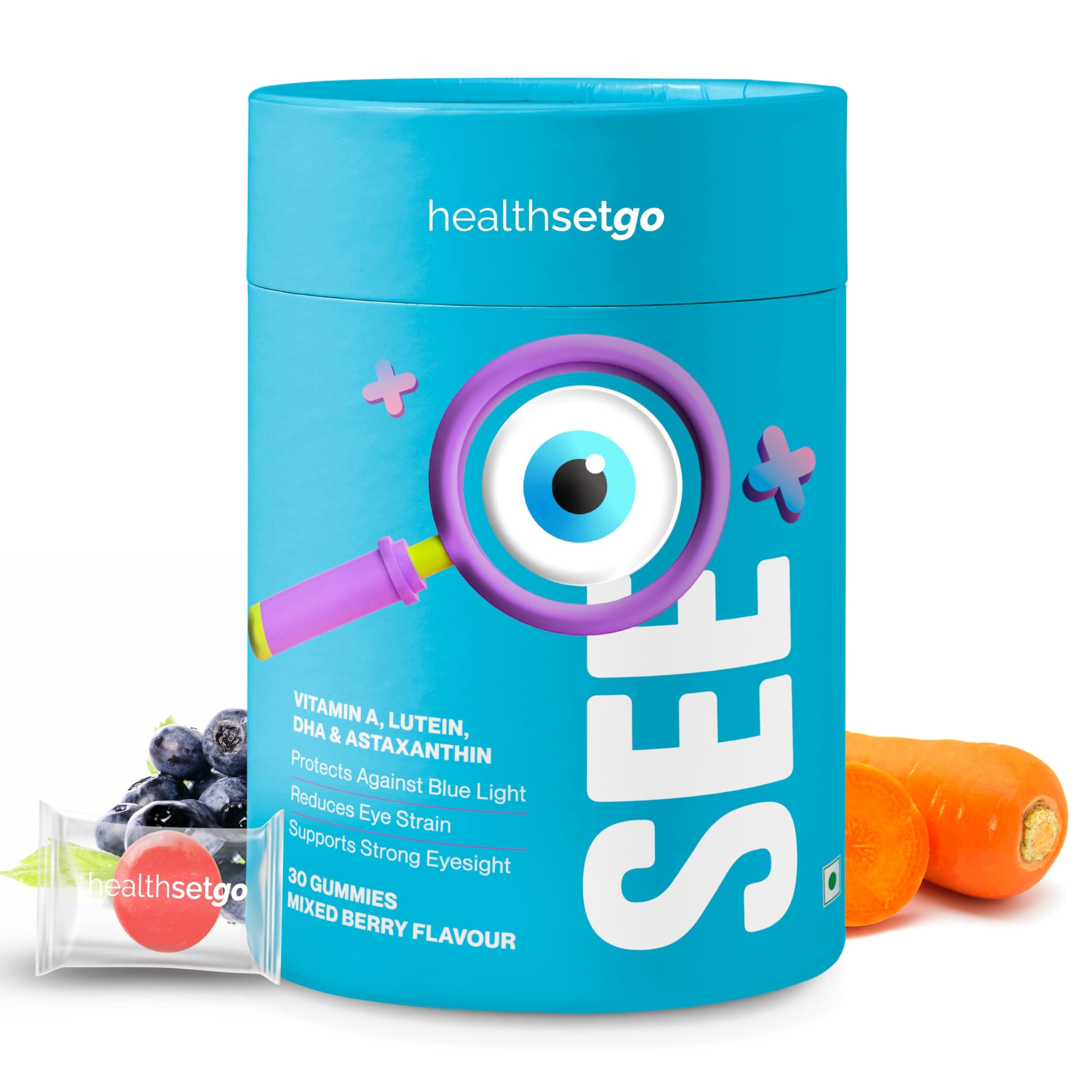 See full amazon price history chart for HealthSetGo Eye Care Gummies | Lutein, Astaxanthin & Omega 3 | Blue Light Guard | Prevents Dry Eyes & Eye Strain | Adults & Kids | Berry Flavor | 30 Pack HealthSetGo Eye Care Gummies | Lutein, Astaxanthin & Omega 3 | Blue Light Guard | Prevents Dry Eyes & Eye Strain | Adults & Kids | Berry Flavor | 30 Pack (B0BR45SVNY) Amazon Price History, Amazon Price Tracker