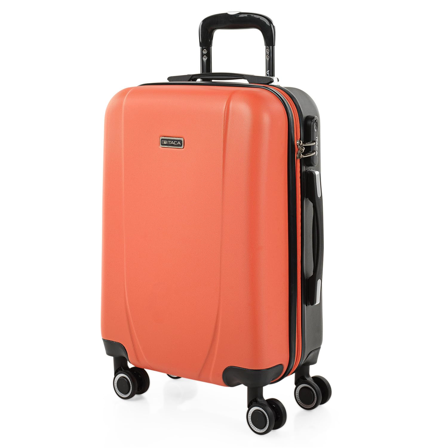 ITACA - Maleta de Cabina 55x40x20 - Maletas De Viaje Cabina Rígidas Trolley con 4 Ruedas Dobles para Avion Ligera Equipaje De Mano Candado de Combinación. Compatible Ryanair, Verde Menta — view 96